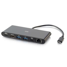 USB-C® 6-in-1 Mini Docking Station with HDMI®, Ethernet, USB and Power Delivery up to 60W - 4K 30Hz