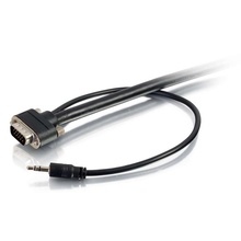 6ft (1.8m) Select VGA + 3.5mm Stereo Audio A/V Cable M/M - In-Wall CMG-Rated