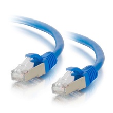 9ft (2.7m) Cat6a Snagless Shielded (STP) Ethernet Network Patch Cable - Blue